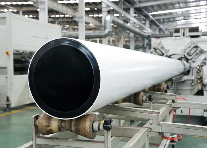 UV-resistant black-and-white PE pipes successfully mass-produced, providing dual protection for open-air projects